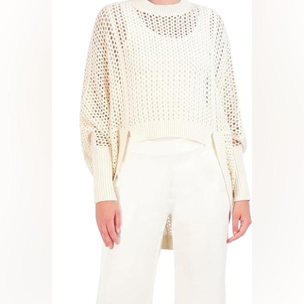 BCBGMaxAzria Cream Knit Sweater - Picture 9 of 9